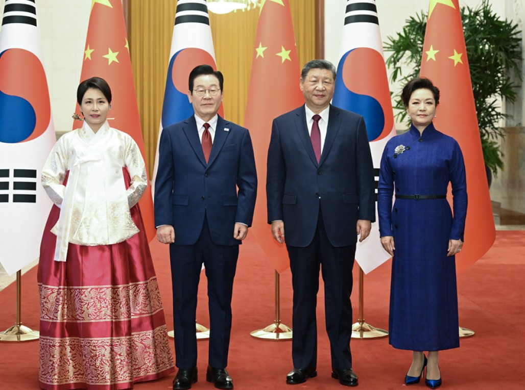 习近平同韩国总统李在明举行会谈