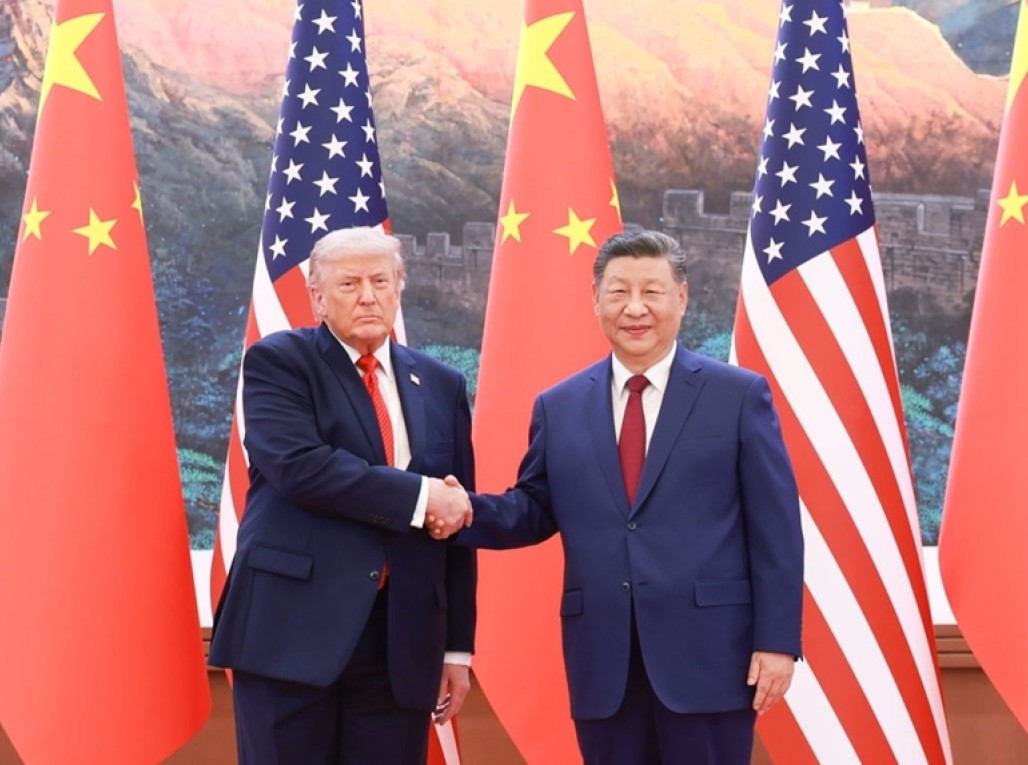 习近平同美国总统特朗普会谈